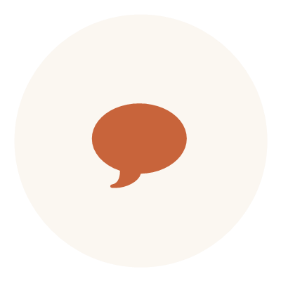 Ícono de globo de conversación
